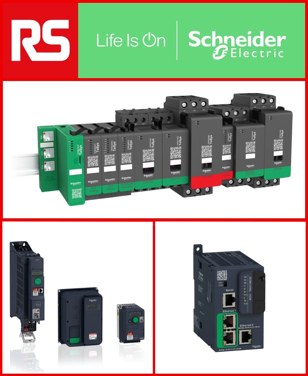Optimize Your Industrial Operations With Schneider Electric's Smart Motor Control Solutions, Available at RS